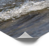 20x16 Witte Duitse Shepard op het meer van George Poster (Hoek)