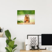 20x16 Young Groundhog Poster (Thuiskantoor)
