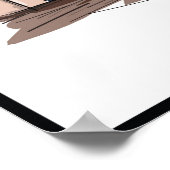 20x20 Abstract huis muurkunst Poster (Hoek)