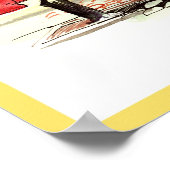 20x20 Abstracte stadsclumwand Poster (Hoek)