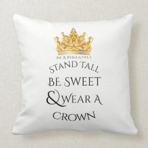 20x20 Pillow-be een ananas Draag een kroon Kussen