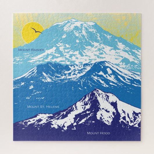 20x20 PNW Peaks Puzzle for Colorblind People Legpuzzel (Verticaal)