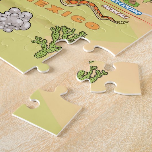 20x20 Southern California Puzzle Legpuzzel (Zijkant)