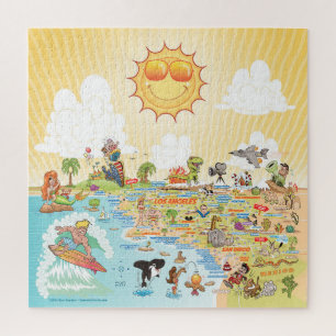 20x20 Sunny SoCal Puzzle Legpuzzel