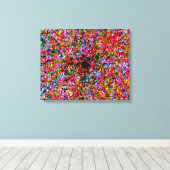 20x24 Wormhole Bubbles Verpakt Canvas Afdruk (Insitu (Houten vloer))