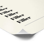 20x25 Aangepaste krant Artikel Poster (Hoek)