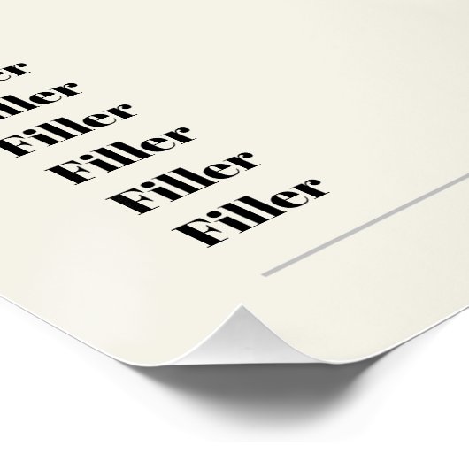 20x25 Aangepaste krant Artikel Poster (Hoek)