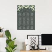 20x28" 16 Tafels van 10 zitplaatsen Chart Poster (Thuiskantoor)