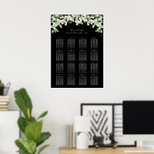 20x28" 16 Tafels van 10 zitplaatsen Chart Poster (Thuiskantoor)