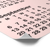 20x28 Photo Blush 2026 Calendar Poster (Hoek)