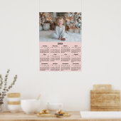 20x28 Photo Blush 2026 Calendar Poster (Keuken)