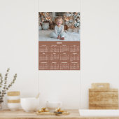 20x28 Photo Mocha 2026 Calendar Poster (Keuken)