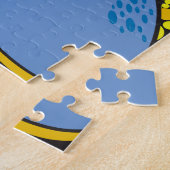 20x30 Art Deco Ocean Puzzle for Colorblind People Legpuzzel (Zijkant)