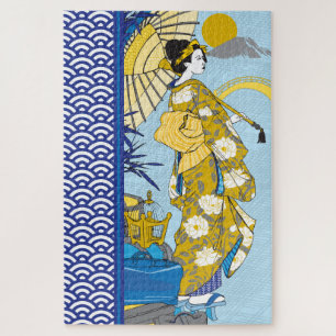 20x30 Geisha Puzzle for Colorblind People Legpuzzel