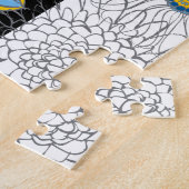 20x30 Grote Floral Puzzle voor kleurenblinden Legpuzzel (Zijkant)