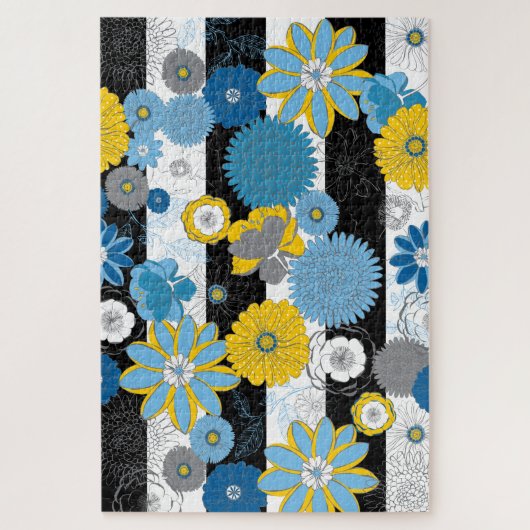 20x30 Grote Floral Puzzle voor kleurenblinden Legpuzzel (Verticaal)