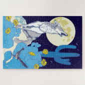 20x30 Howling Coyote Puzzle for Colorblind People Legpuzzel (Horizontaal)