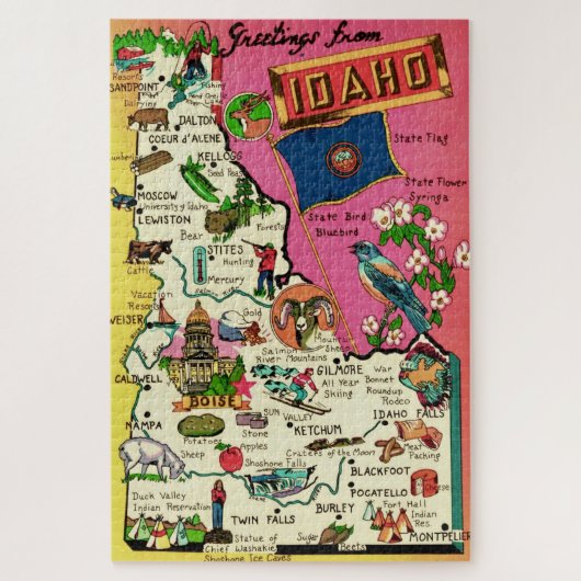 20x30 Idaho legpuzzel (Verticaal)