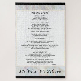 20x30-inch groot Puzzle Nicene Creed 1014-stuk Legpuzzel