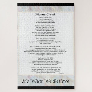 20x30-inch groot Puzzle Nicene Creed 1014-stuk Legpuzzel