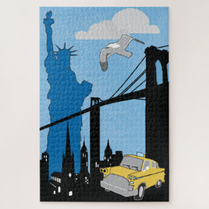 20x30 NY City Puzzle for Colorblind People Legpuzzel