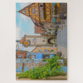 20x30 Rothenburg der Tauber middeleeuwse stad Schi Legpuzzel (Verticaal)