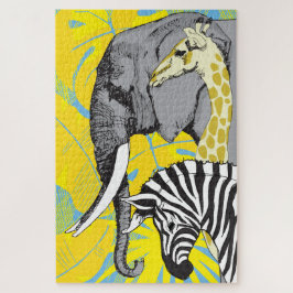 20x30 Safari Puzzle for Colorblind People Legpuzzel
