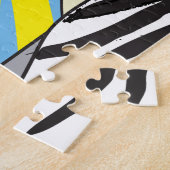 20x30 Safari Puzzle for Colorblind People Legpuzzel (Zijkant)