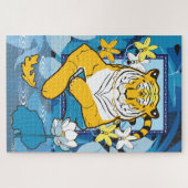 20x30 Water tijger puzzel voor kleurenblinden (Horizontaal)