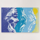 20x30 West USA Peaks Puzzle for Colorblind People Legpuzzel (Horizontaal)