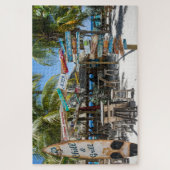 20x30 Willemstad Beach Chill & Grill Beach Bar Legpuzzel (Verticaal)
