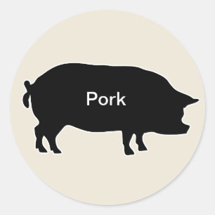 20x Stickers Maal Choice Pork