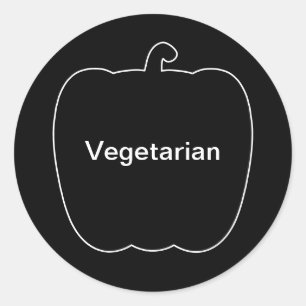 20x Stickers Meal Choice Vegetarian