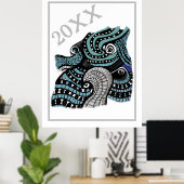 20XX Abstract grafisch Poster afdrukken (Thuiskantoor)