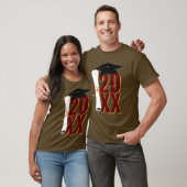 20XX Afstudeerder Pet en Diploma Afstuderen T-shirt (Unisex)