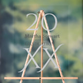 20XX bold le graduation name congrats school year  Acryl Bord (Neutraal)