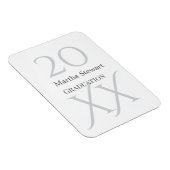 20XX bold le graduation name congrats school year  Magneet (Rechterzijde)