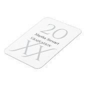 20XX bold le graduation name congrats school year  Magneet (Linkerzijde)