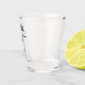 20XX bold letter congrats graduation name heart si Shot Glas (Rechts)