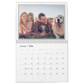 20XX CIY-familie foto bewerkbare muur Kalender (Jan 2026)