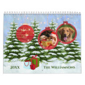 20XX CIY-familie foto bewerkbare muur Kalender (Hoes)