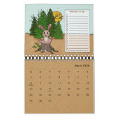 20XX Cute Camping Animal Pets RV Wildlife Planner Kalender (Mar 2026)