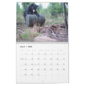 20XX Deer & Black Beer Hunter's Wildlife Agenda Kalender (Mar 2026)