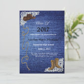 20XX Denim, Boots & Lace Afstuderen Aankondiging (Staand voorkant)