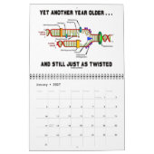 20XX DNA Gezegden Kalender (DNA Replication Humor) (Jan 2027)