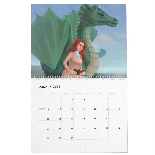 20XX Fantasy Art Calendar van Adrienn Ecsedi Kalender (Mar 2026)