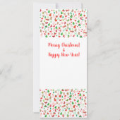 20XX Gelukkig Nieuwjaar! Kerstwinterfeestdag Kaart (Achterkant)
