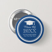 20xx Graduation party-voordnknoppen voor afgestude Ronde Button 5,7 Cm (Voorkant /achterkant)