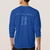 20XX Hallo Winter Holiday Snowflake Pattern Trui (Achterkant)