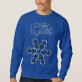 20XX Hallo Winter Holiday Snowflake Pattern Trui (Voorkant)